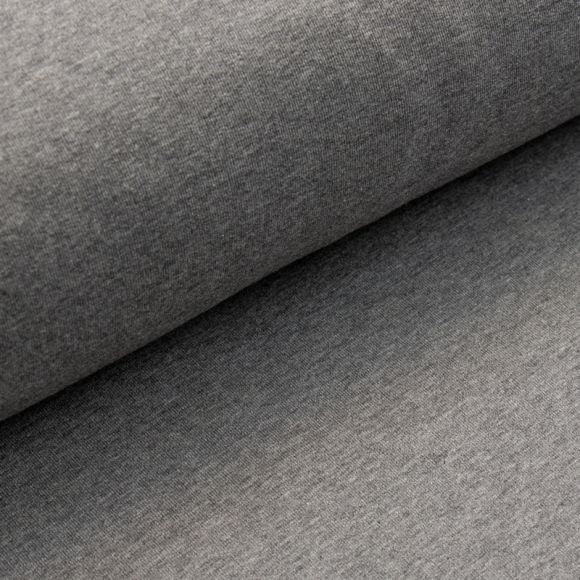Sweat coton "Eike" (gris foncé chiné) de SWAFING