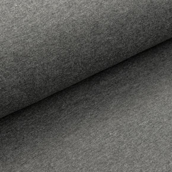 90 cm reste // Sweat coton "Eike" (anthracite chiné) de SWAFING