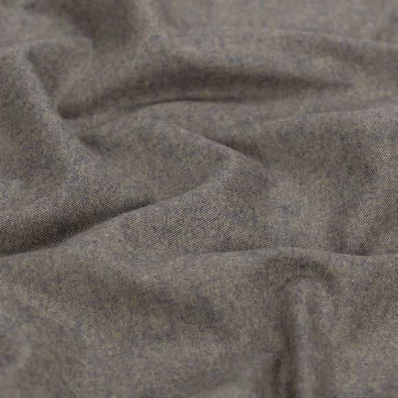 Flanelle coton "Hudson/Twill" (olive/bleu foncé) de SWAFING