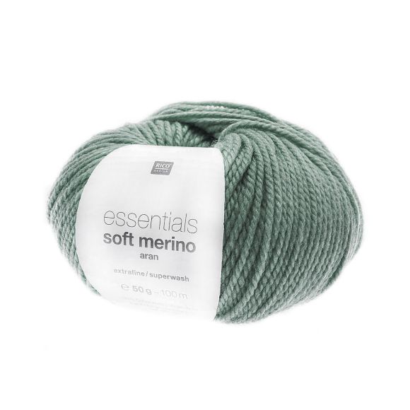Laine mérinos - Rico Essentials Soft Merino Aran (tilleul)
