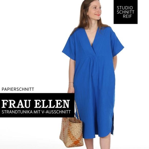 Schnittmuster - Damen Tunika-Kleid "Frau Ellen" (Gr. XS-XXL) von STUDIO SCHNITTREIF