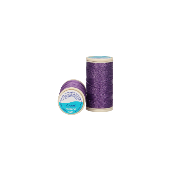Fil à coudre "Nylbond" - bobine à 60 m (04542/violet) de COATS