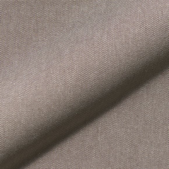 Tissu de décoration en coton "Dobby" (brun/écru)