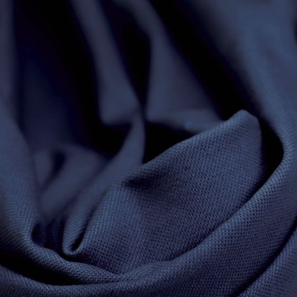 Canevas de coton "Dawn cotton Canvas - navy blue" (bleu marin) de mind the MAKER