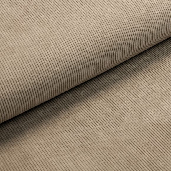Deko- & Polsterstoff Cord "Manchester - Mini" (beige)