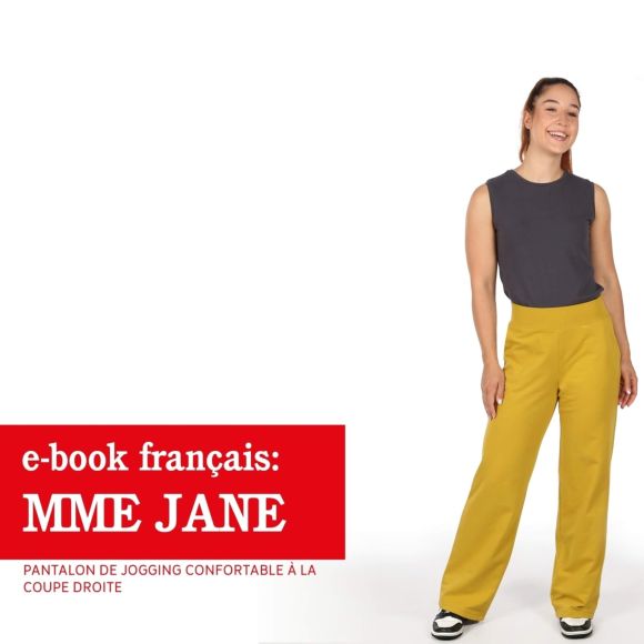 Tuto & patron PDF - Pantalon de jogging "Frau Jane" (t. XS-XXL) de STUDIO SCHNITTREIF (en allemand)