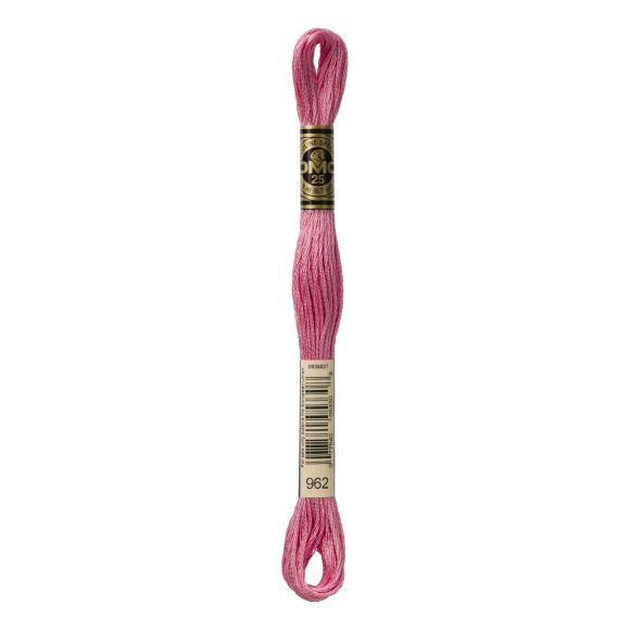 DMC Stickgarn "Mouliné Spécial®" Strang à 8 m - 6 fädig (962/rosa)