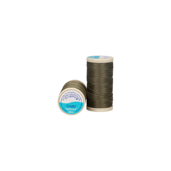 Fil à coudre "Nylbond" - bobine à 60 m (05531/olive clair) de COATS