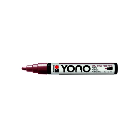 Marabu - feutre acrylique "YONO - Metal" 1.5 - 3 mm (734/or rosé)