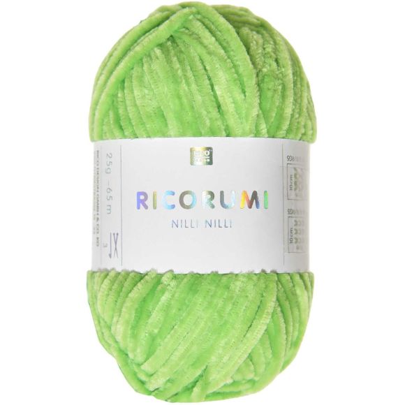 Laine pour amigurumis - Rico Creative Ricorumi Spin Spin (vert fluo)