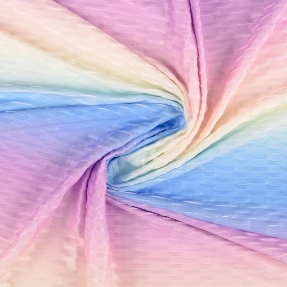 Maille sport "3D - Rainbow Ombre" (pastel)