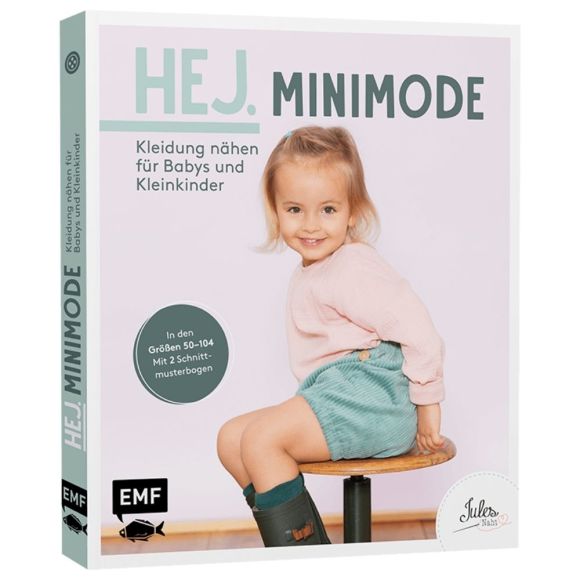 Livre - "Hej. Minimode Kleidung nähen für Babys und Kleinkinder" von JULESnaht (en allemand)