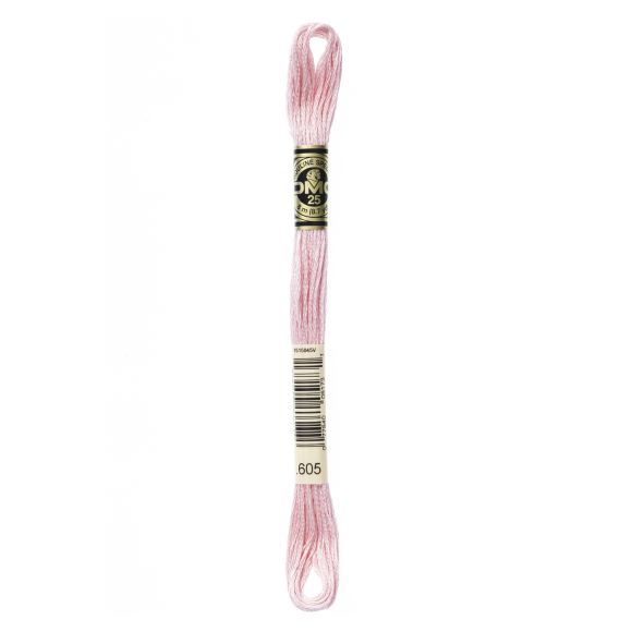 DMC Stickgarn "Mouliné Spécial®" Strang à 8 m - 6 fädig (605/rosa)