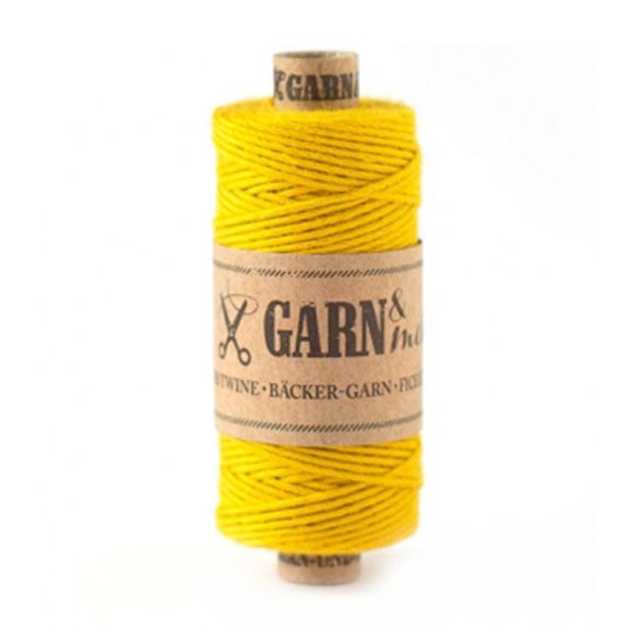 Ficelle Bakers Twine "uni" (jaune moutarde)