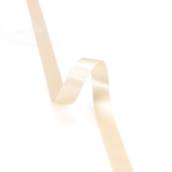 Dekoband "Satin" 6/16 mm (creme)