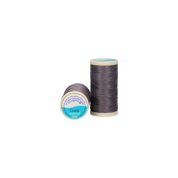 Fil à coudre "Nylbond" - bobine à 60 m (07023/violet gris) de COATS