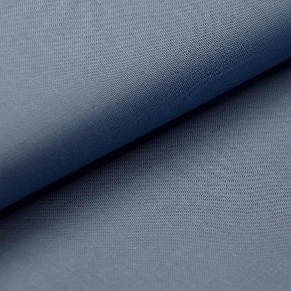 Canevas de coton "Basic" (gris bleu)