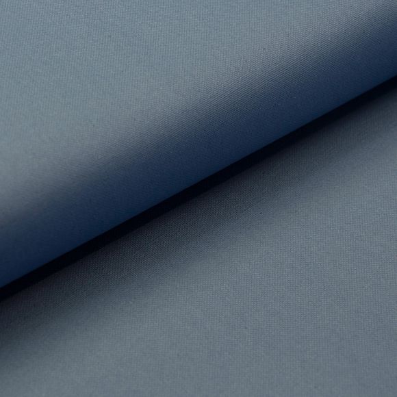 Canevas de coton enduit "Basic" (bleu gris)
