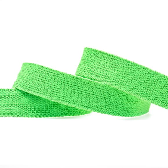 Sangle en coton "Soft" 30/40 mm (vert clair)