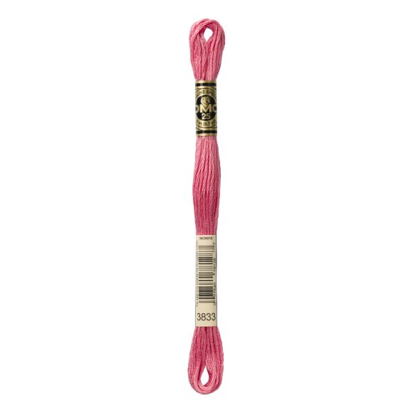 DMC Stickgarn "Mouliné Spécial®" Strang à 8 m - 6 fädig (3833/rosa)