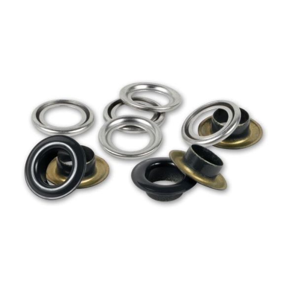 PRYM Oeillets - Ø 8 mm - lot de 32 (noir) 542521