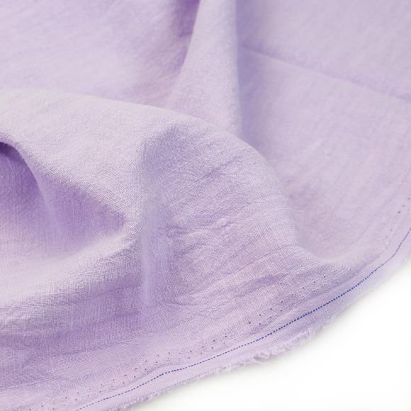 Tissu en lin - stone washed "Piedra" (lilas)