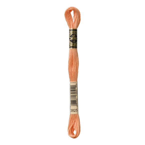 DMC Fil à broder "Mouliné Spécial®" écheveau de 8 m - à 6 brins (3825/orange)