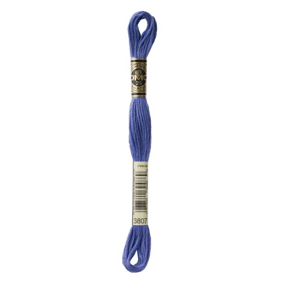 DMC Fil à broder "Mouliné Spécial®" écheveau de 8 m - à 6 brins (3807/bleu)