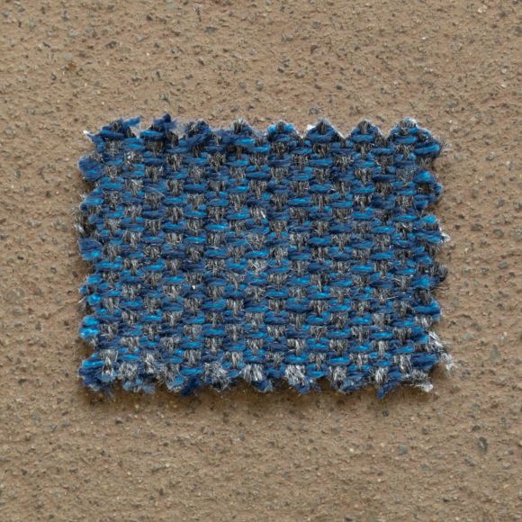 2 m reste // Tissu d'extérieur et de décoration "Artà Natura" (gris foncé-bleu chiné)