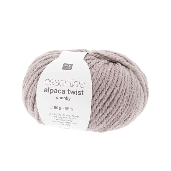 Alpakawolle - Rico Essentials Alpaca Twist Chunky (grau)