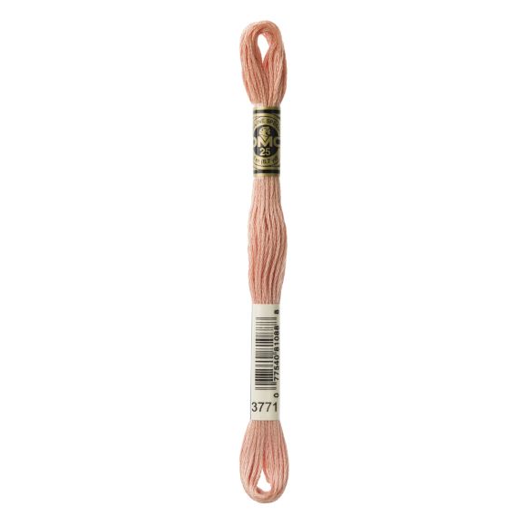 DMC Stickgarn "Mouliné Spécial®" Strang à 8 m - 6 fädig (3771/rosa)