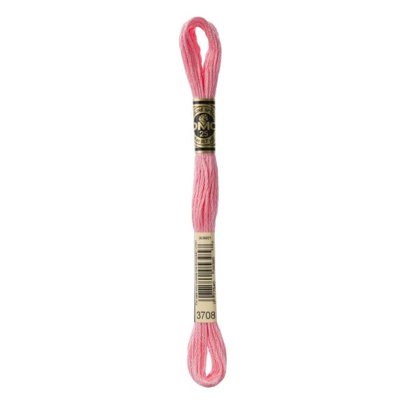 DMC Stickgarn "Mouliné Spécial®" Strang à 8 m - 6 fädig (3708/rosa)