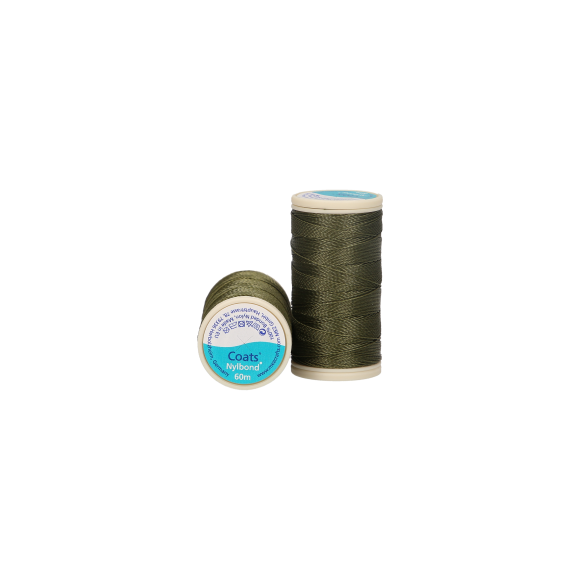 Fil à coudre "Nylbond" - bobine à 60 m (08055/olive) de COATS