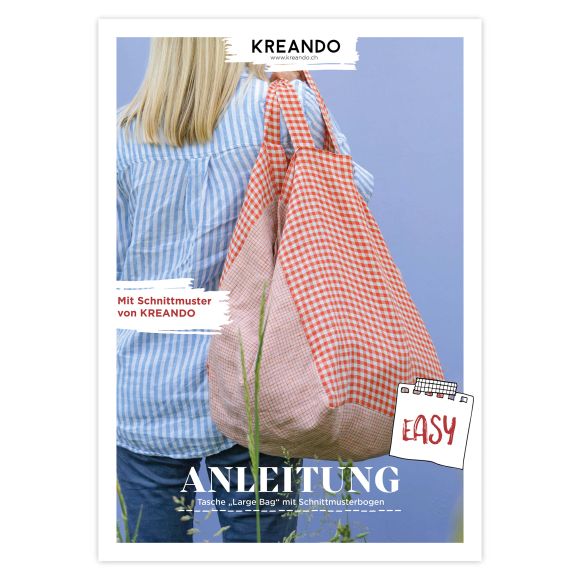 Patron et instructions - Couture - Sac cabas "LARGE BAG" de KREANDO