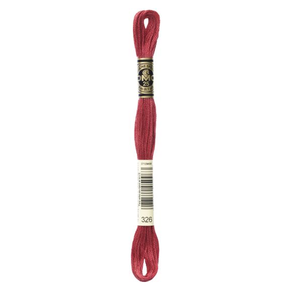 DMC Fil à broder "Mouliné Spécial®" écheveau de 8 m - à 6 brins (326/rouge)