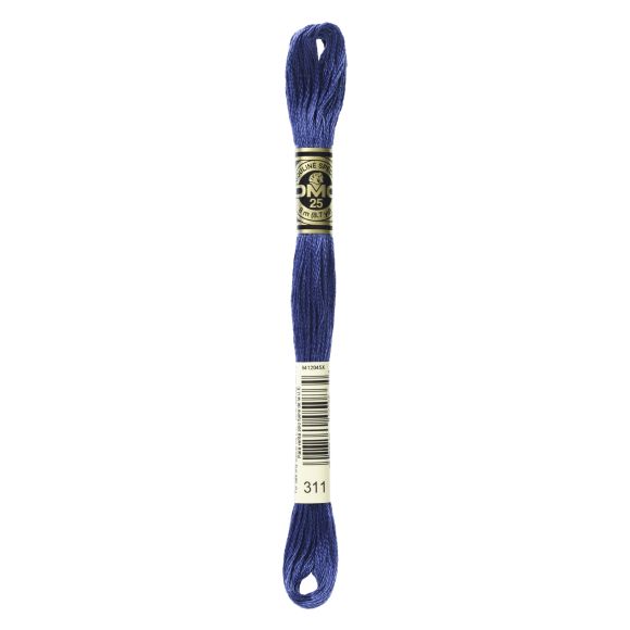 DMC Fil à broder "Mouliné Spécial®" écheveau de 8 m - à 6 brins (311/bleu)