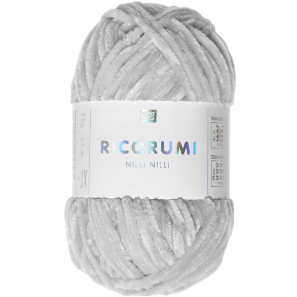 Laine pour amigurumi - Rico Creative Ricorumi Nilli Nilli (gris argenté)