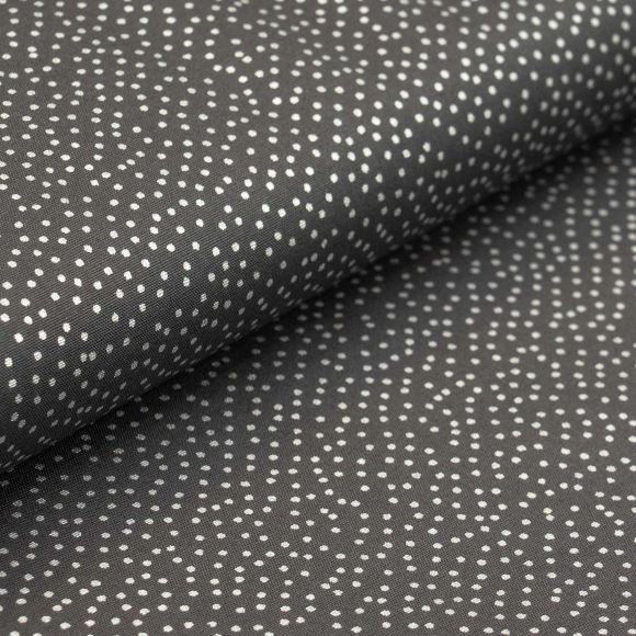 Coton "Pois scintillants" "anthracite-argenté) de SWAFING