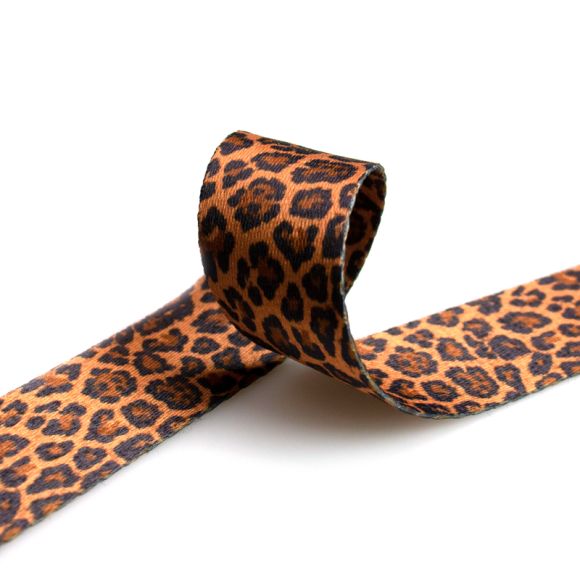 Gurtband "Leopard" 40 mm (braun/schwarz)