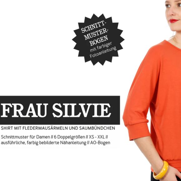 Schnittmuster - Damen Shirt  "Frau Silvie" (Gr. XS-XXL) von STUDIO SCHNITTREIF
