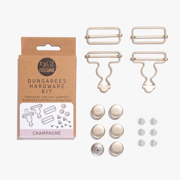 Latzhosen Hardware Kit "Dungaree - champagne" (champagner) von KYLIE AND THE MACHINE