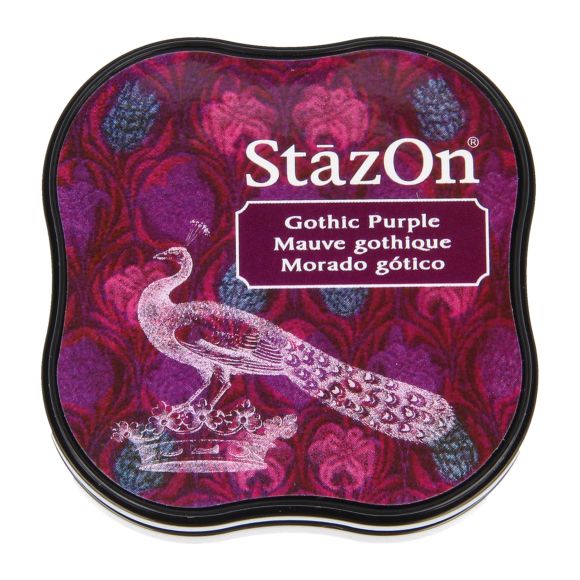 Stempelkissen - midi "StazOn - Permanent" (13/gothic purple) von Tsukineko