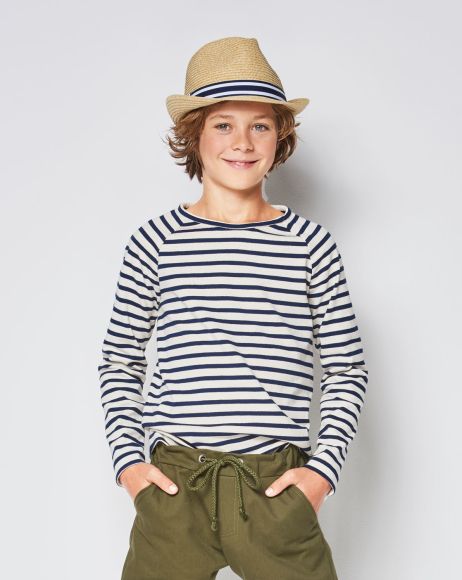 Patron - Enfants "T-shirt à manches raglan 9346" (t. 116-158) de burda kids