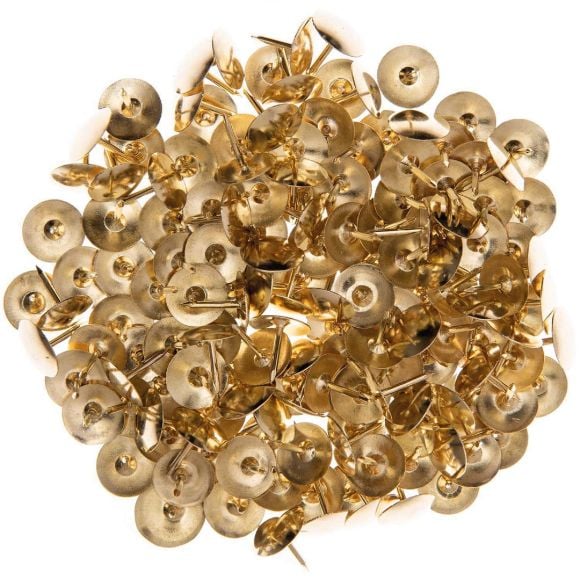 Punaises "Métal" - paquet de 150 pièces (doré) de RICO DESIGN
