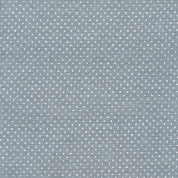 AU Maison Wachstuch "Dots-Dusty Blue" (grau)