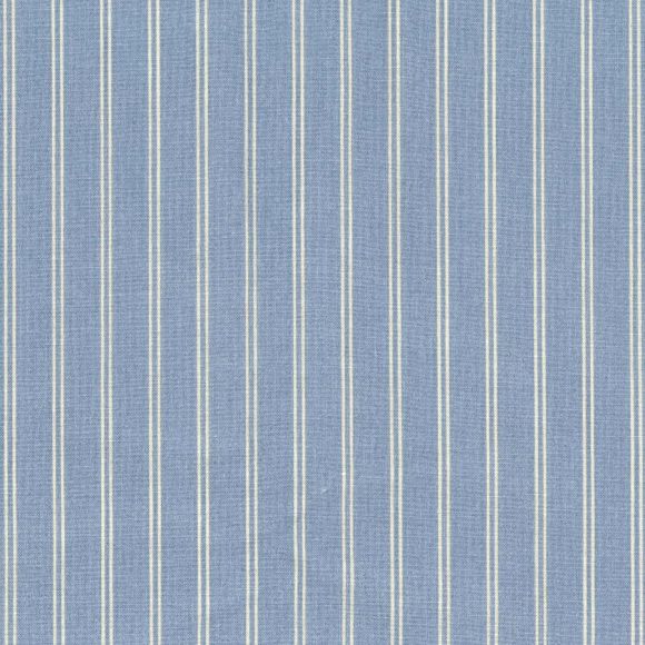 AU Maison Wachstuch "Ribbons-Blue"  (helljeans-ecru)