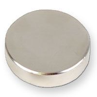 Magnet Neodym "rund" - ø 18 mm, 1 Stück (silber)