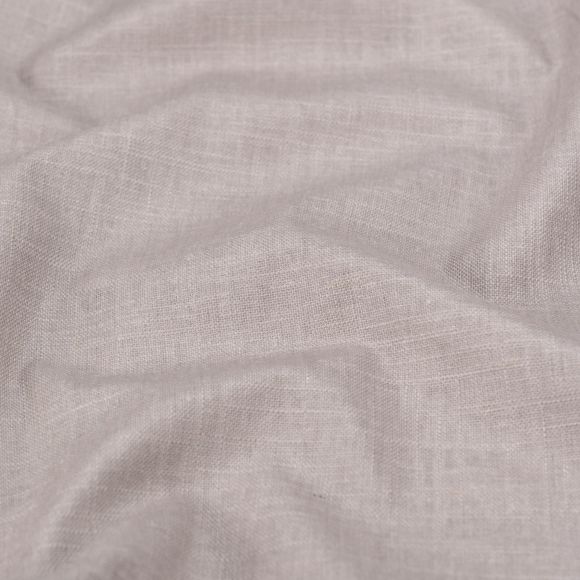 AU Maison Leinen/Viskose beschichtet "Linen Blend-Latte" (warmgrau)