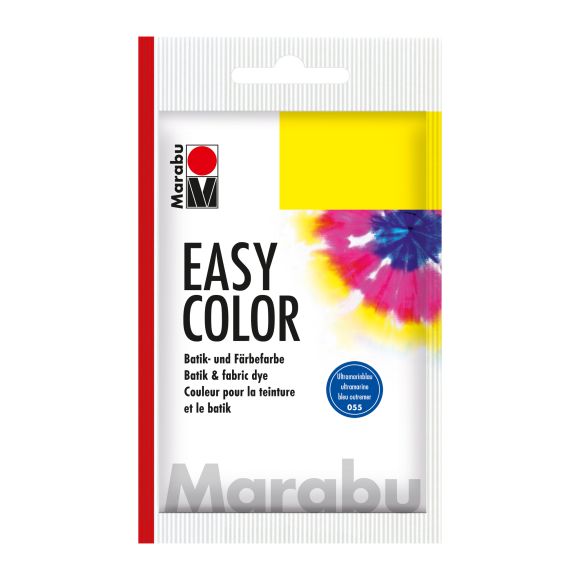 Marabu Teinture textile et batik "Easy Color" 25 g (055/bleu outremer foncé)