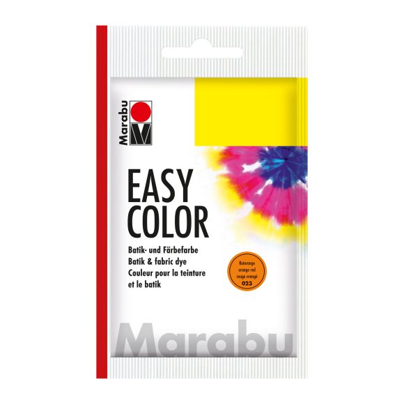 Marabu Teinture textile et batik "Easy Color" 25 g (023/rouge orangé)